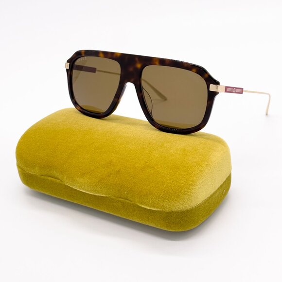 NEW GUCCI GG1309S 006, UNISEX SHIELD SUNGLASSES GUCCI - Picture 2 of 13